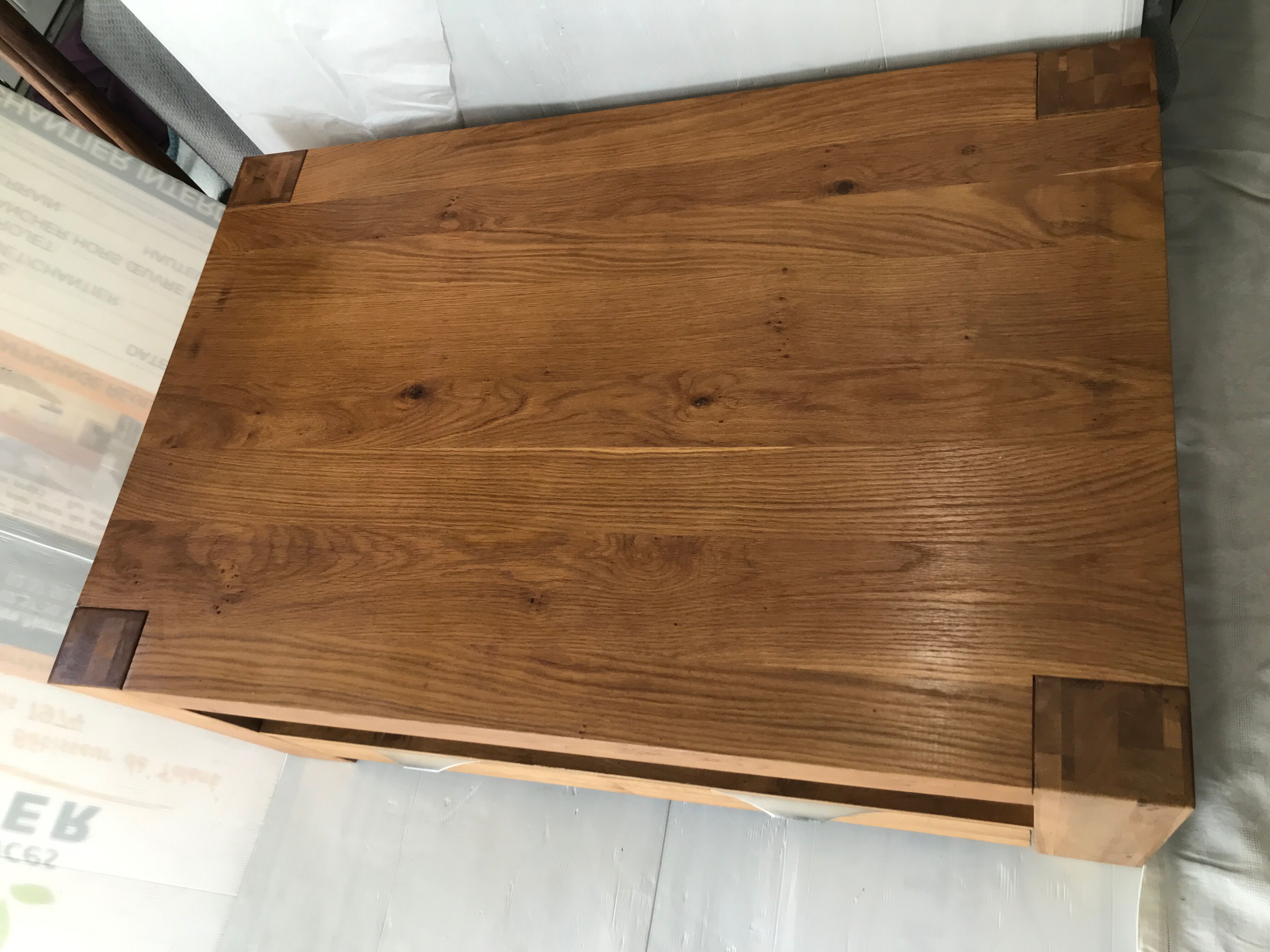 Drop table, solid wood tv cabinet