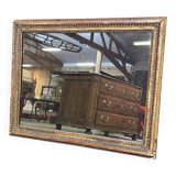 18th-century gilded wooden mirror