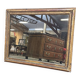 18th-century gilded wooden mirror