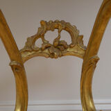 Early 19th century giltwood console table hall table