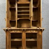creation of the Nancy school: walnut sideboard from the Art Nouveau period