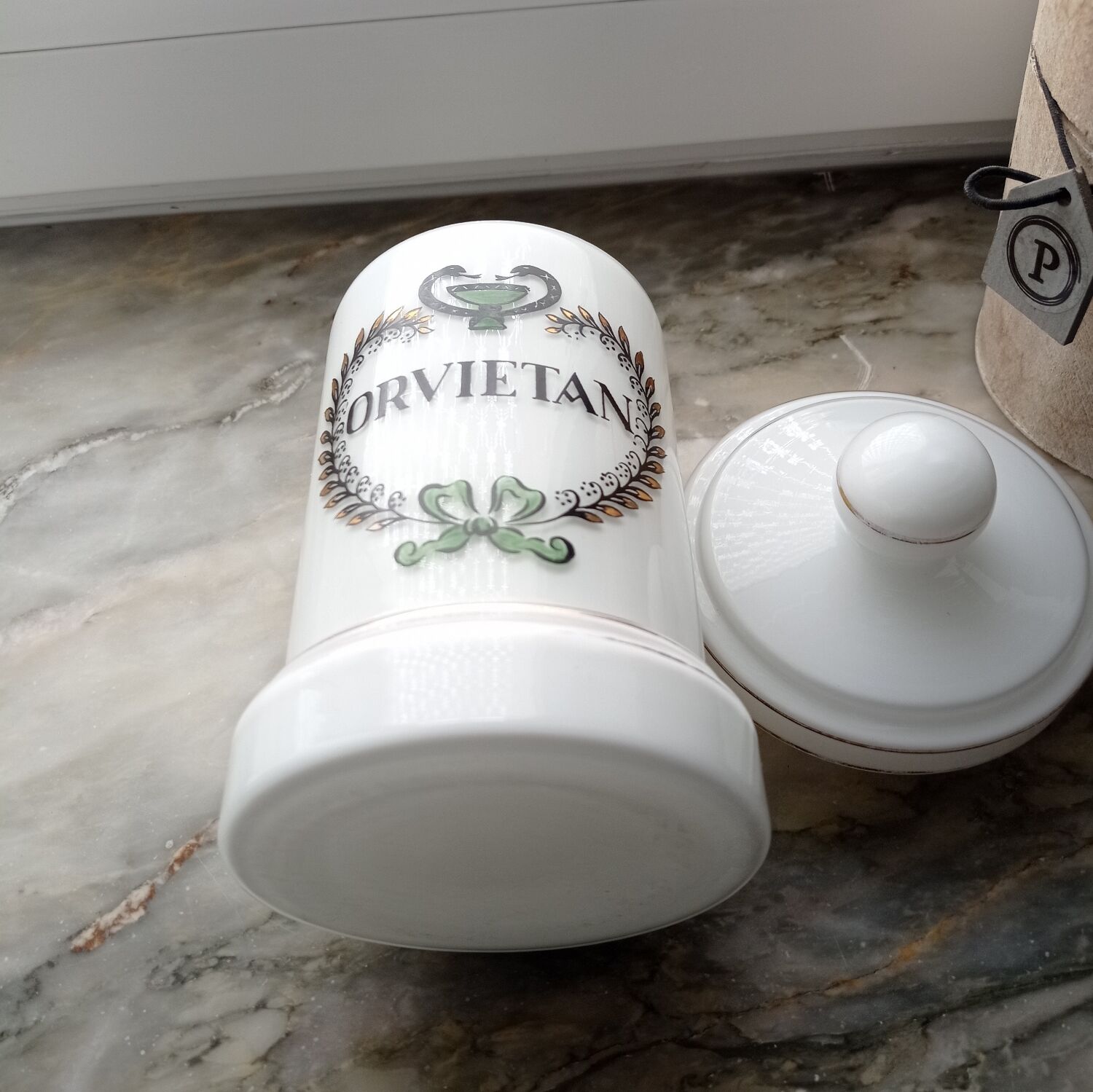 Opaline medicine jar