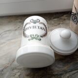 Opaline medicine jar