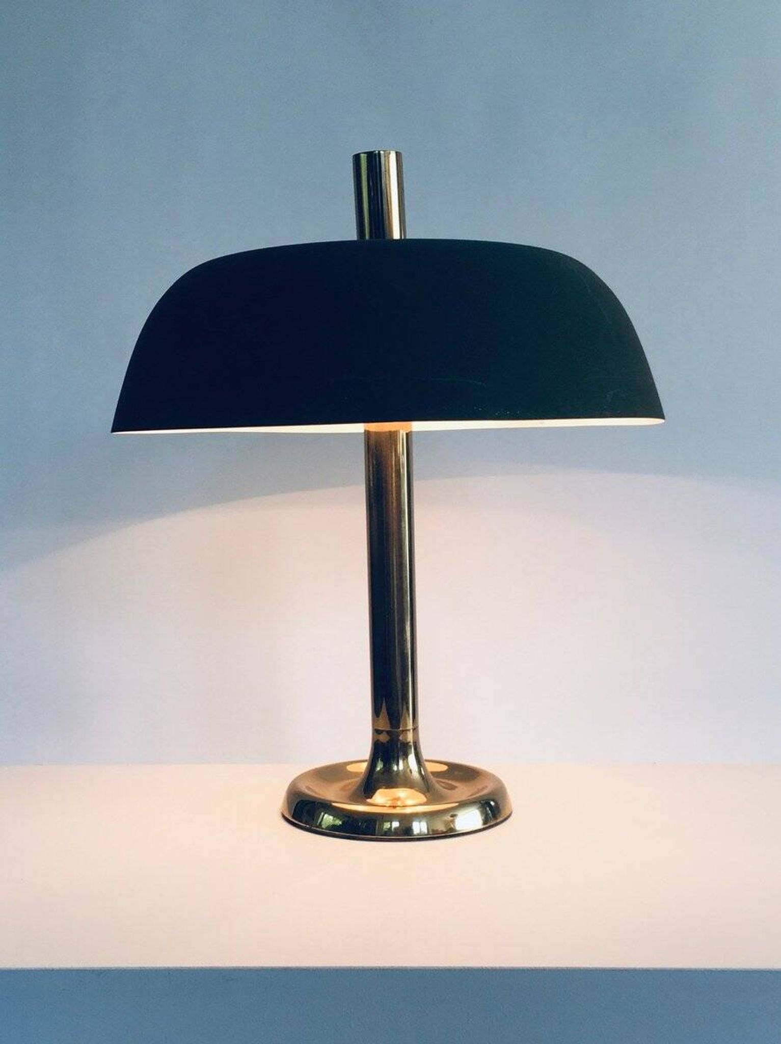 Midcentury Modern Mushroom Table Lamp by Egon Hillebrand, 1970s
