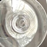 5 crystal cognac glasses from Saint-Louis