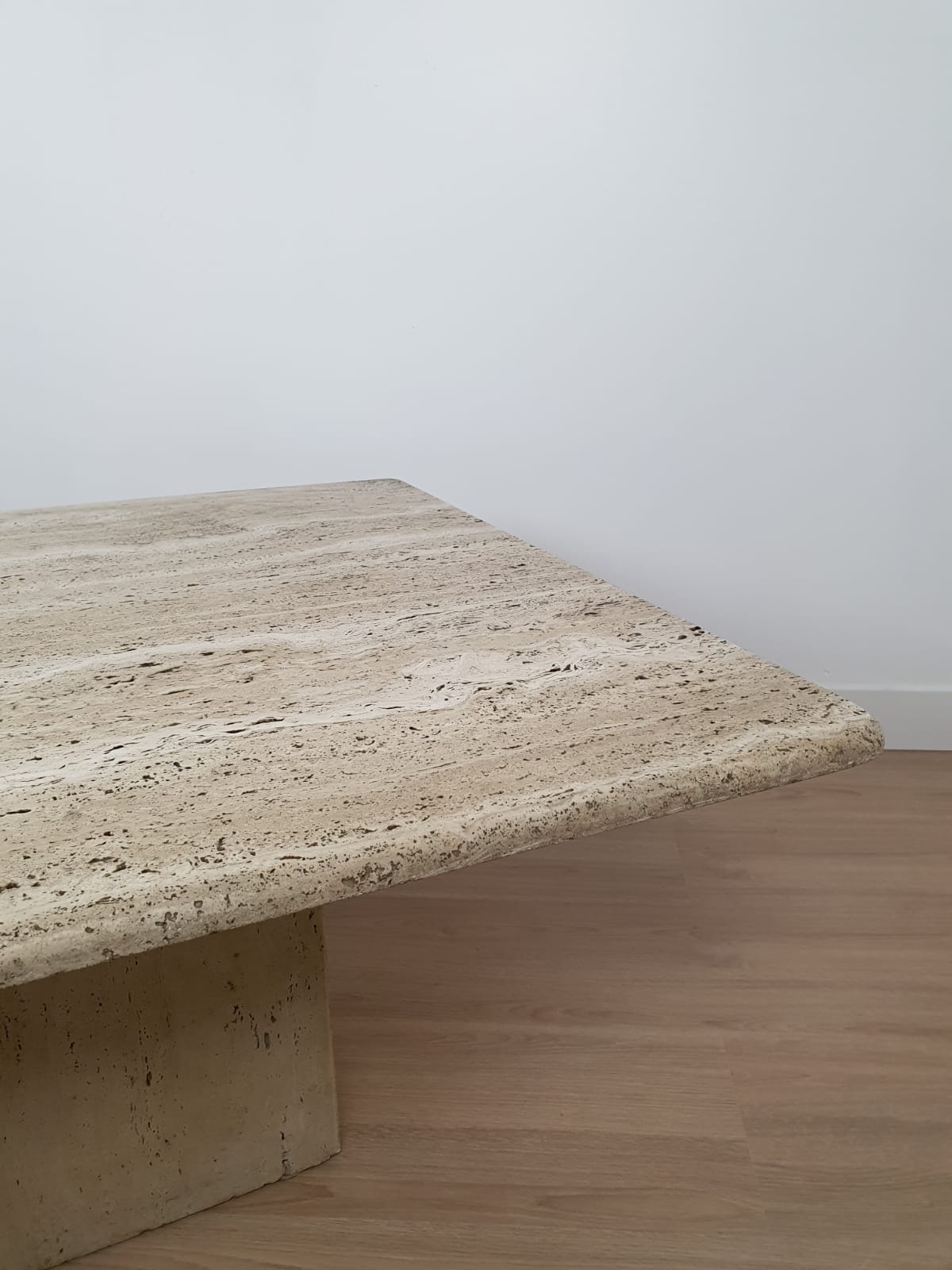 Travertine coffee table 70s