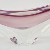 Mid-century Glass Bowl,designed Josef Hospodka for Chribska,1960's.
