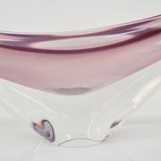 Mid-century Glass Bowl,designed Josef Hospodka for Chribska,1960's.