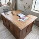 Counter or desk in oak from the 1950s.