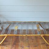 Rattan bed two people