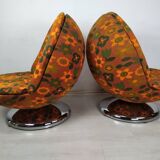 Ball Chairs Space Age Vintage, 1970s, Set of 2