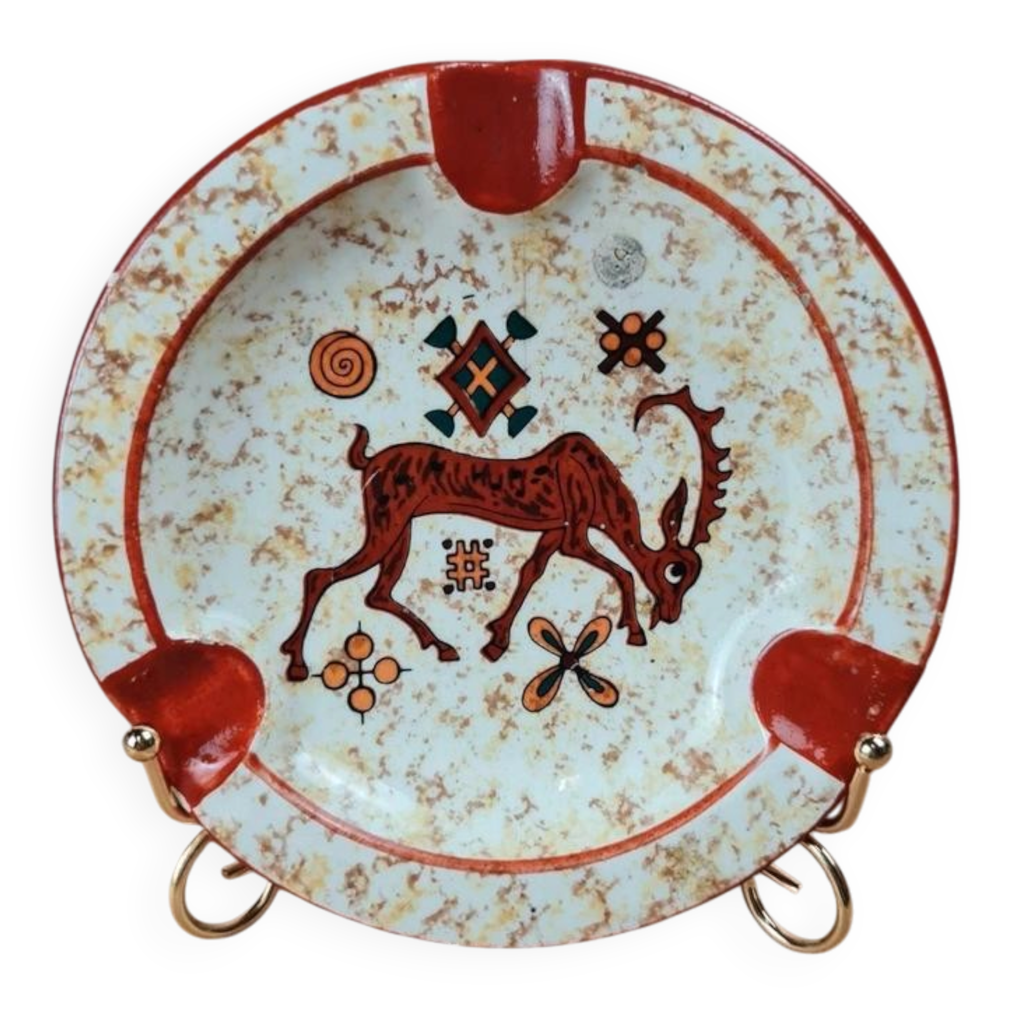 Vintage ceramic ashtray – Neofitoy Keramik, Fauraki Rodos