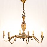 Large Napoleon chandelier with 8 lights