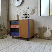 Colorful chest of drawers furniture 60s