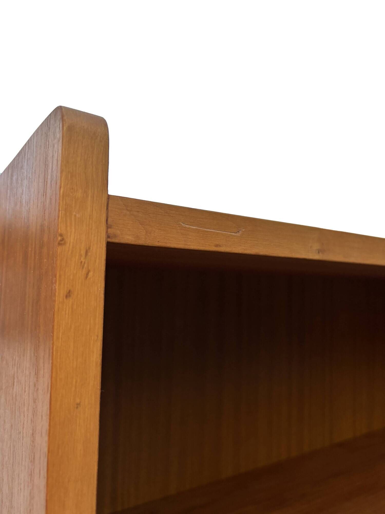 Vintage large teak bookcase Danish design from the 60s