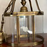 Brass lantern pendant lamp