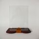 Art deco wood and glass photo holder 1930