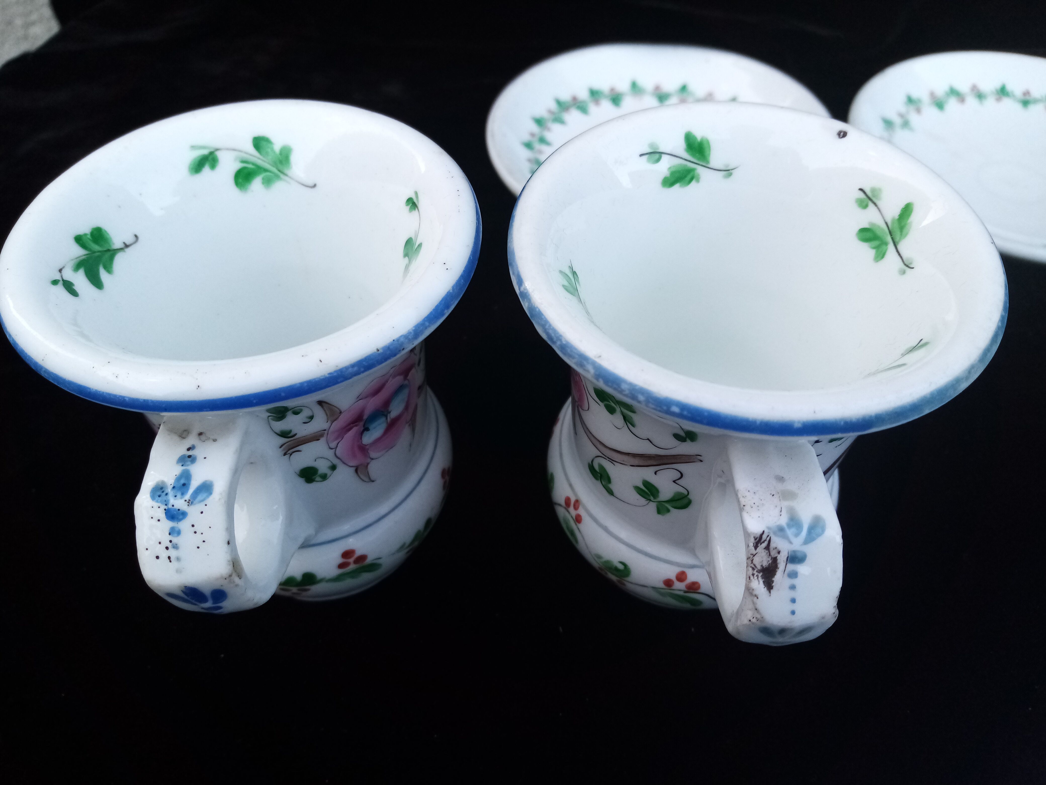 Pair of Napoleon III cups