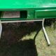 Vintage children's desk 70s green plastic