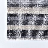 Tapis Kilim bleu marine et beige