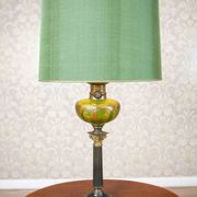 Vintage Pair of Table Lamps in a Classical Style with Decorative Bases and