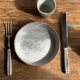 Alfénide cutting service consisting of a fork and a knife L27