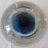 Paper press, crystal sulphide with abstract decoration -N°2
