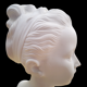 Biscuit bust louise Brongniart signed MNP Limoges XX century