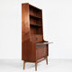 Midcentury Danish book shelf secretaire in teak by Nexø 1960s