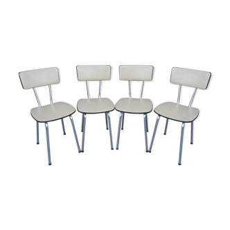 Set of 7 chairs 1960's formica