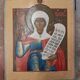 Icône orthodoxe antique Sainte Paraskeva, 19ème siècle