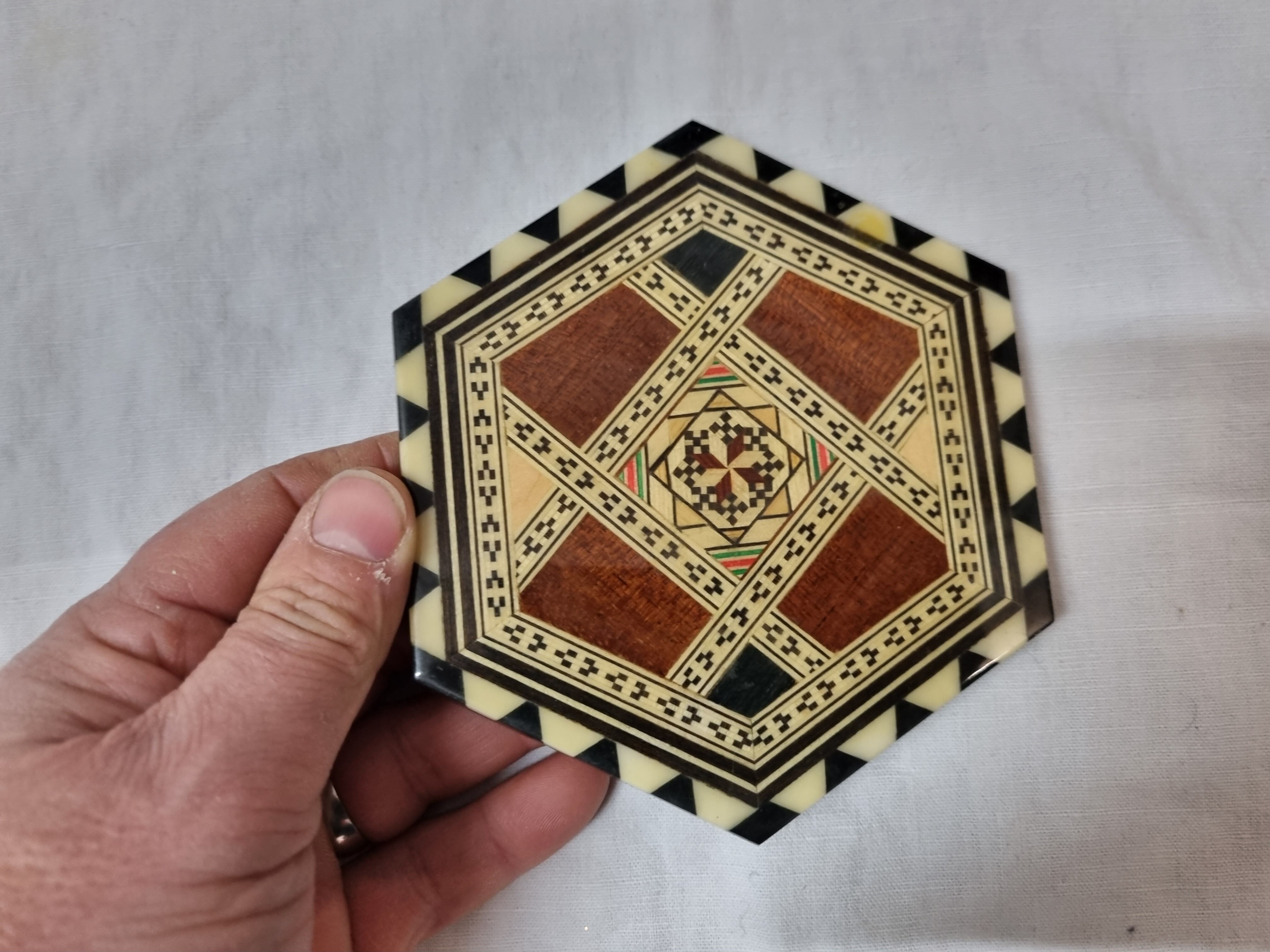 Bottle underwear, marquetry from 1980