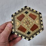 Bottle underwear, marquetry from 1980