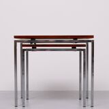 set Rose wood side tables 1970s