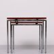 set Rose wood side tables 1970s