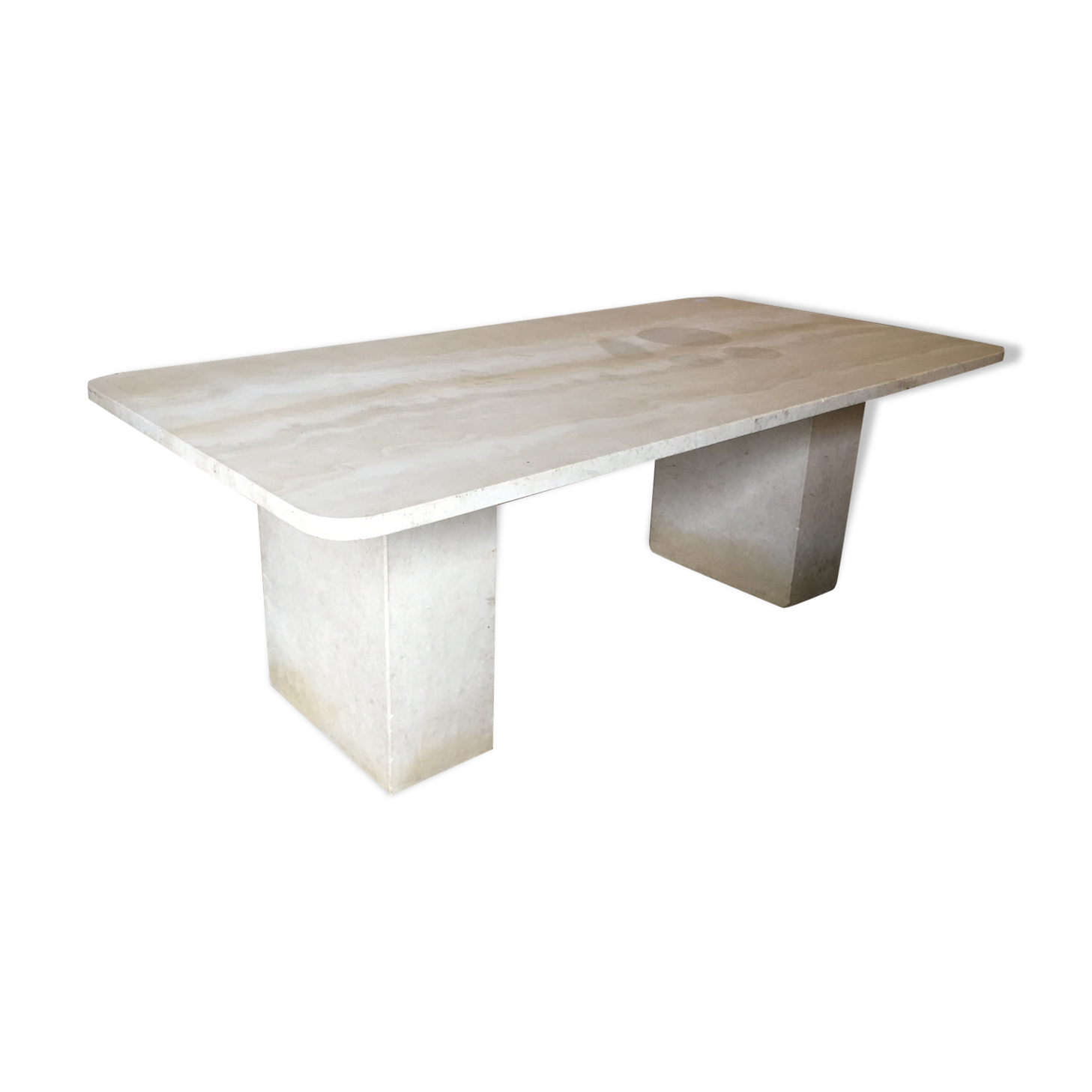 Table basse en travertin