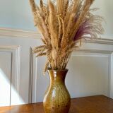 Glazed stoneware vase