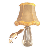 Crystal lamp signed "Charles Schneider"