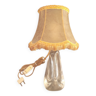 Lampe en cristal signé "Charles Schneider"