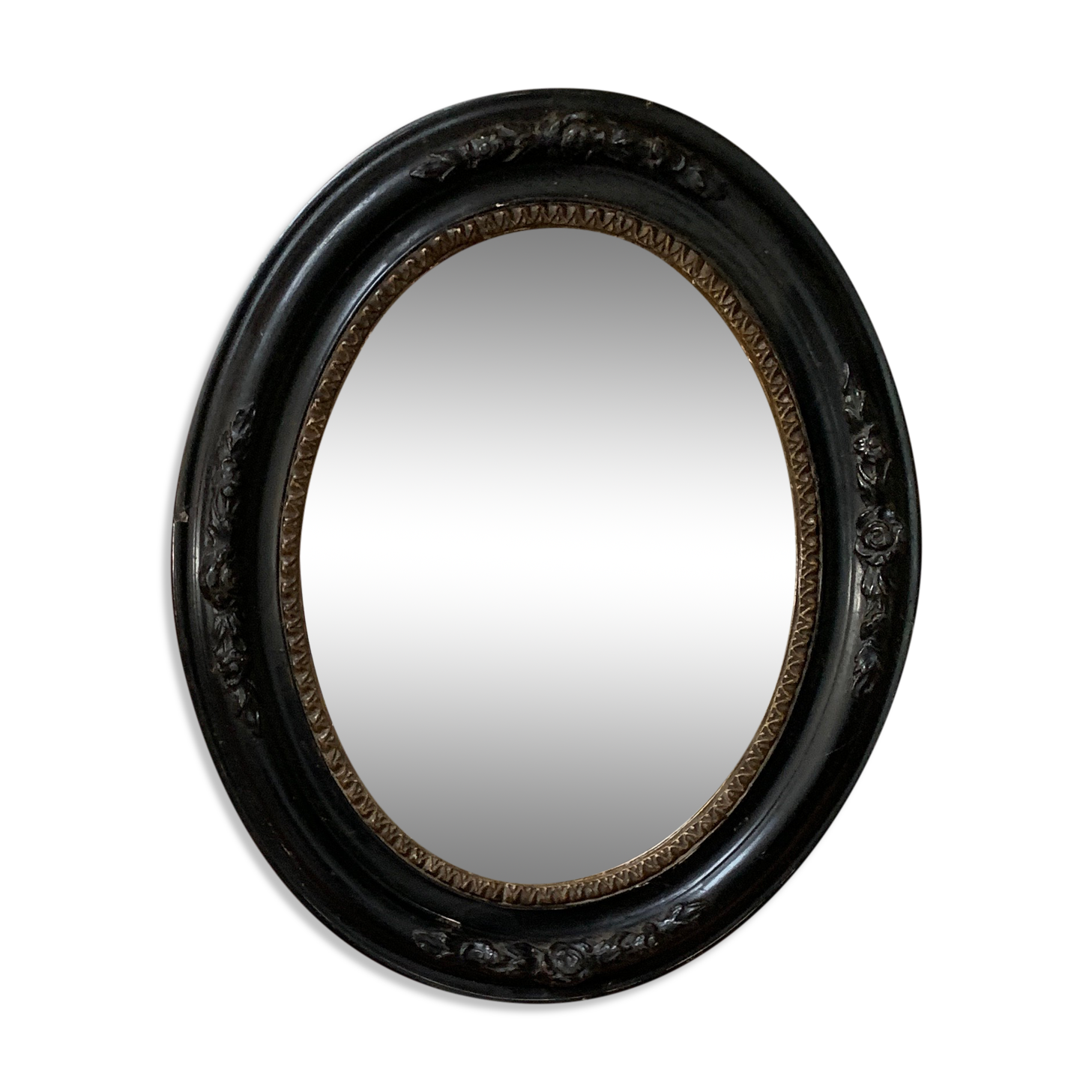 Miroir ovale 37x31cm
