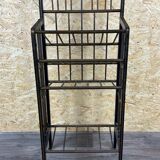 Magazine rack from Wiener Werkstätte Austria made of mahogany & brass around 1900