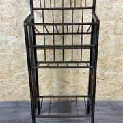 Magazine rack from Wiener Werkstätte Austria made of mahogany & brass around 1900