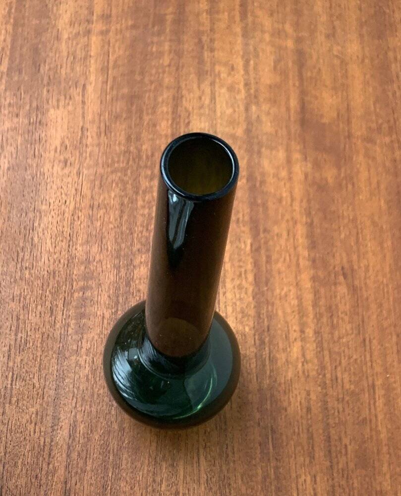 Mid-century German minimalist glass vase by Gral, 1960s.
