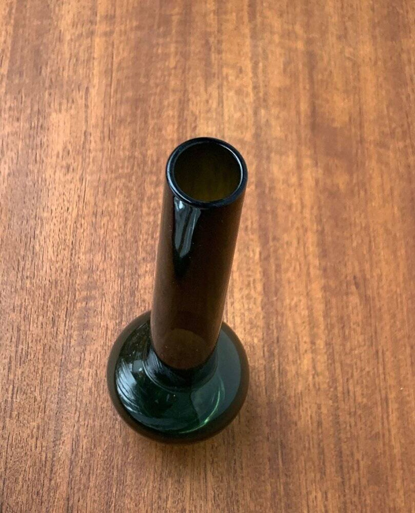 Mid-century German minimalist glass vase by Gral, 1960s.