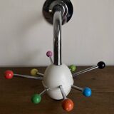 Sputnik coat rack, 1980s, Memphis colors