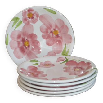 6 Castellania Italian ceramic plates