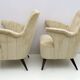 Pair of Nino Zoncada Mid-century Modern Chenille Velvet by Cassina Armchair