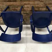 Paire de 2 fauteuils de bureau bout de table