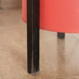 Floor lamp tripod rocket lamp red and black
