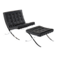 Barcelona chair & Otteman